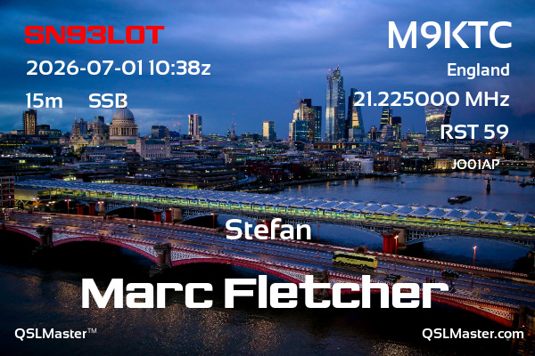 QSL Master Card for M9KTC QSO with SN93LOT