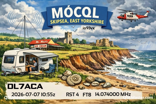 QSL Master Card for M0CQL QSO with DL7ACA