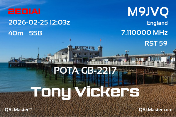 QSL Master Card for M9JVQ QSO with 2E0IAI