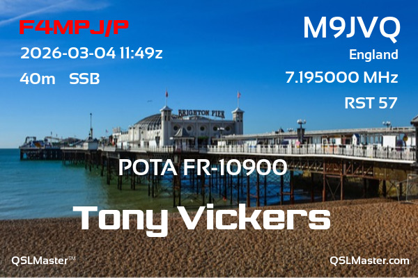 QSL Master Card for M9JVQ QSO with F4MPJ/P