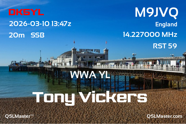 QSL Master Card for M9JVQ QSO with DK5YL