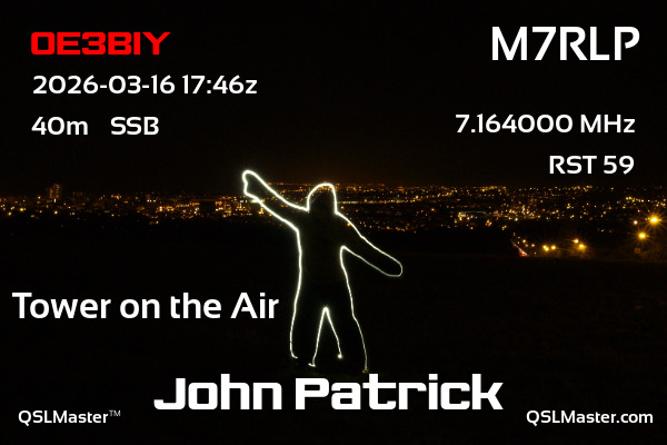 QSL Master Card for M7RLP QSO with OE3BIY