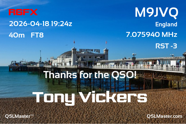 QSL Master Card for M9JVQ QSO with R6FX