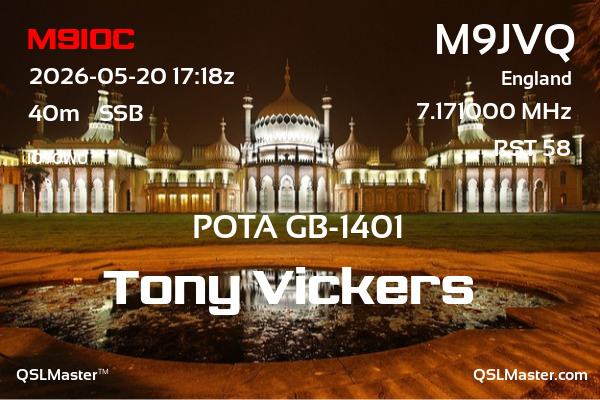 QSL Master Card for M9JVQ QSO with M9IOC
