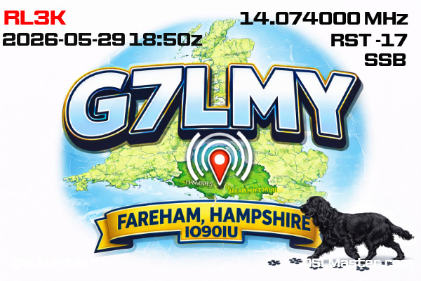 QSL Master Card for G7LMY QSO with RL3K