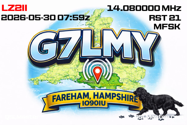 QSL Master Card for G7LMY QSO with LZ2II